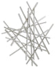 Silver Rod Abstract Wall Decor