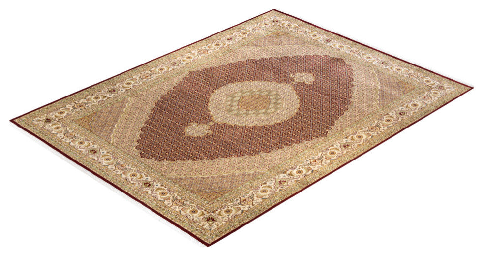 Patiala, One-of-a-Kind Hand-Knotted Area Rug Red, 9'2"x12'4"