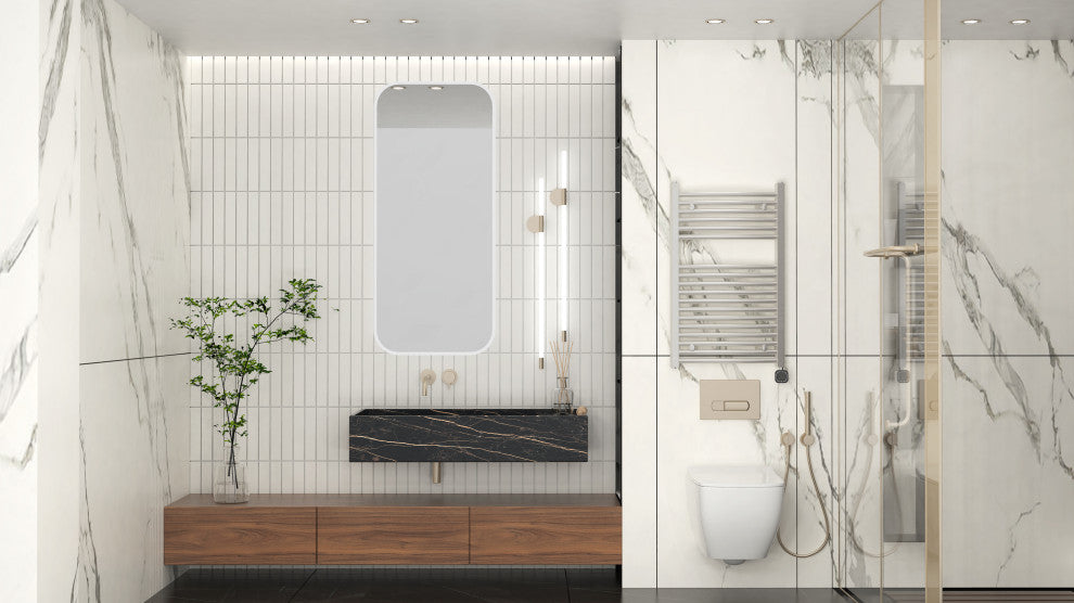 HEATGENE Smart Towel Warmer With Timer and Temperature Control, Plug-in/Hardwire