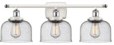 Innovations 916-3W-WPC-G74-LED 3-Light Vanity Light, White, Polished Chrome