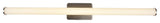 LED Vanity Wall Sconce 24W 3000K 1880 Lumens Brushed Nickel