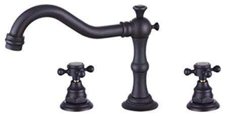Huaraz Deck Mounted Bathroom Sink Faucet