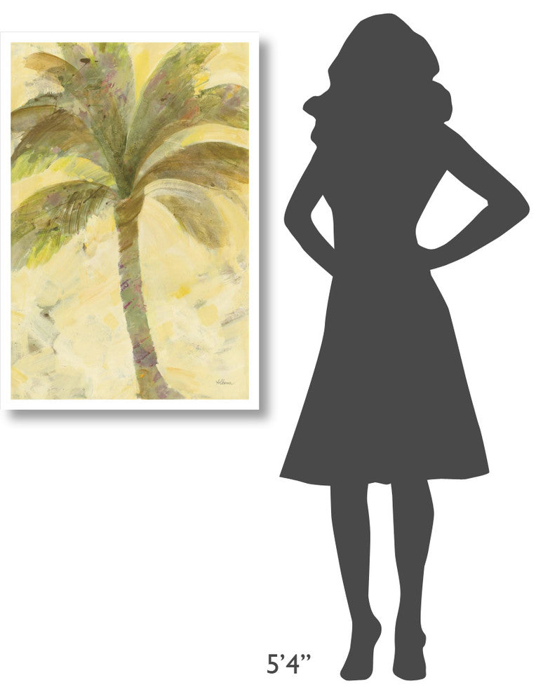 "Under the Palm" Digital Paper Print by Albena Hristova, 26"x38"
