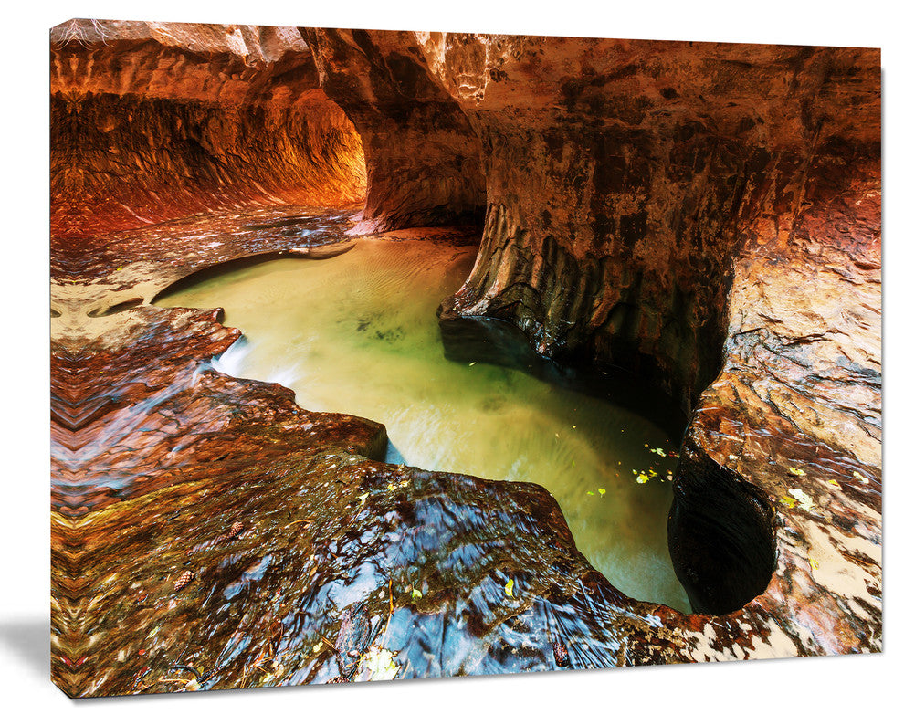 Narrows in Zion National Park Utah, Landscape Canvas Art Print, 40"x30"
