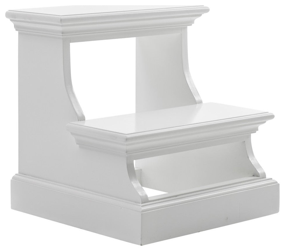 Classic White Bed Step