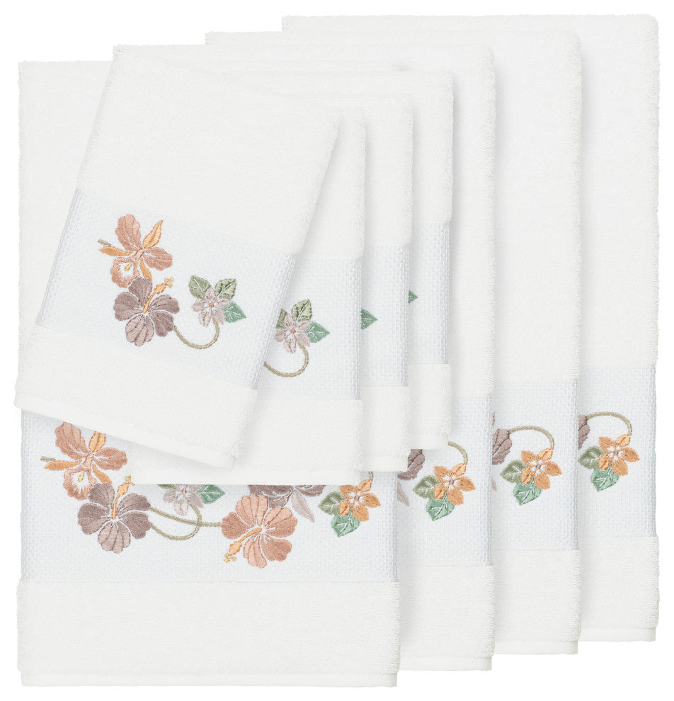 Caroline 8 Piece Embellished Towel Set