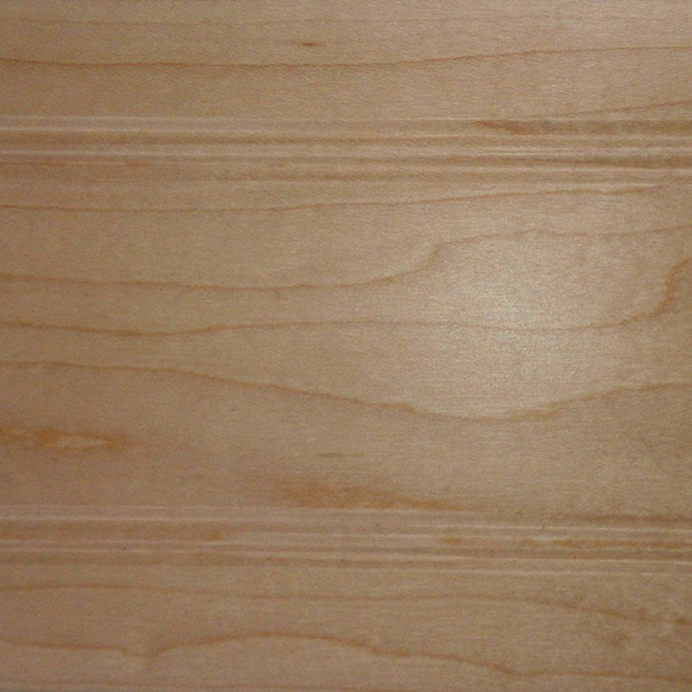 Tersus LED Wall Sconce, Maple, Metal Plate: Brushed Aluminum