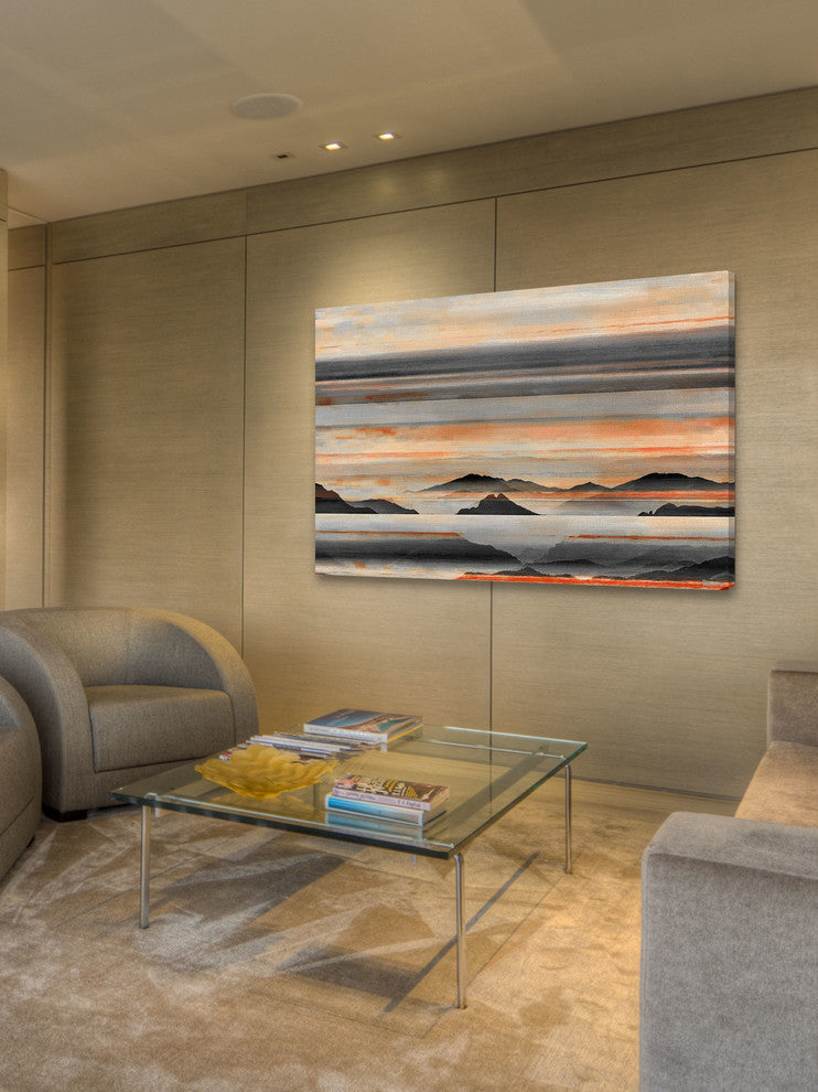 "Hidden Mountains" Fine Art Canvas Print, 18"x12"