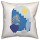 Greek Stairs 1 16x16 Spun Poly Pillow