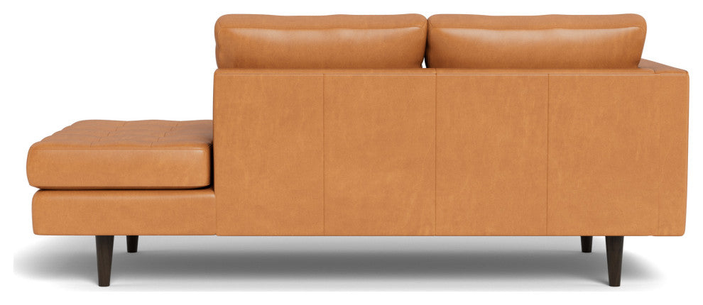 Ladybird Leather Stand Alone Chaise, Left Hand Facing