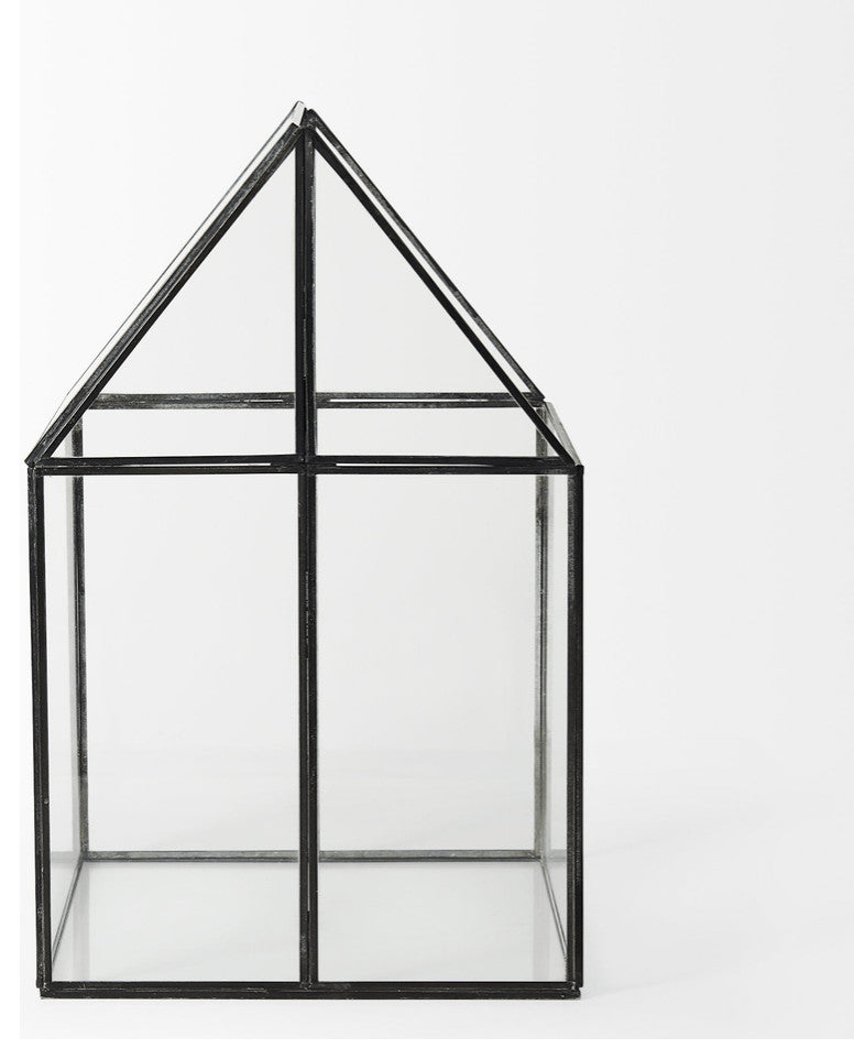 Xl House Shaped Glass Terrarium