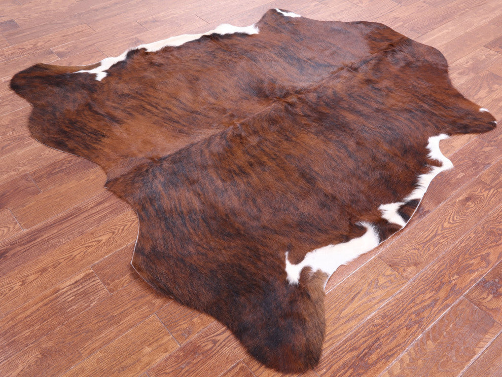 Brindle Natural Cowhide Rug 6' 0" X 5' 11" C2035