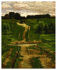 "A Back Road, 1884" Digital Paper Print by Frederick Childe Hassam, 15"x18"