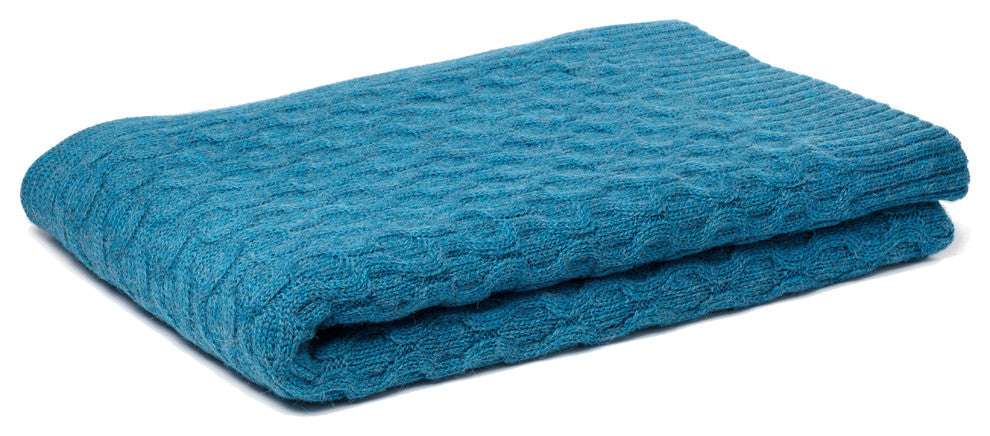 Theo Texture Throw, Peacock