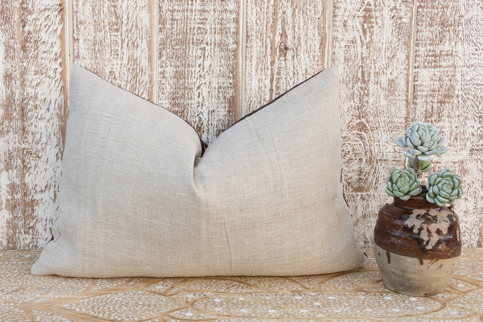 Nargiza Gul Suzani Lumbar Pillow