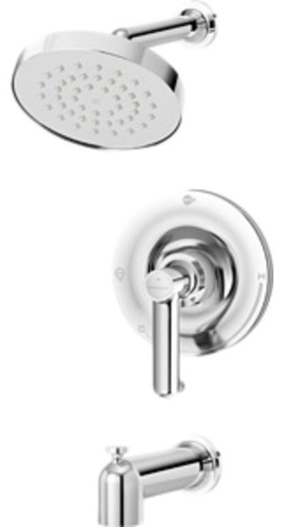 Symmons 5302-Trm Chrome Museo Series Tub/Shower System