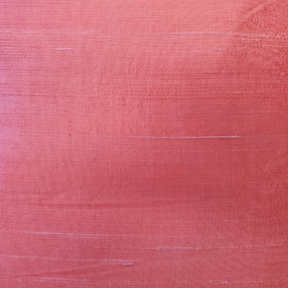 Sankara Silk Throw Pillows, 100% Genuine Silk, 16"x16", Rose Blush