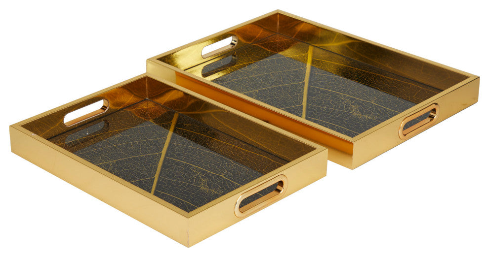 Glam Gold Plastic Tray Set 562054