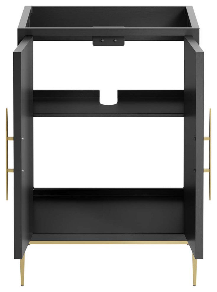 Awaken 24" Bathroom Vanity Cabinet, Black
