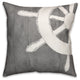 Woodgrain Captian's Wheel Spun Poly Pillow, 18x18