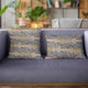 Plutus Blue Arrows Stripe Luxury Throw Pillow, 20"x30"