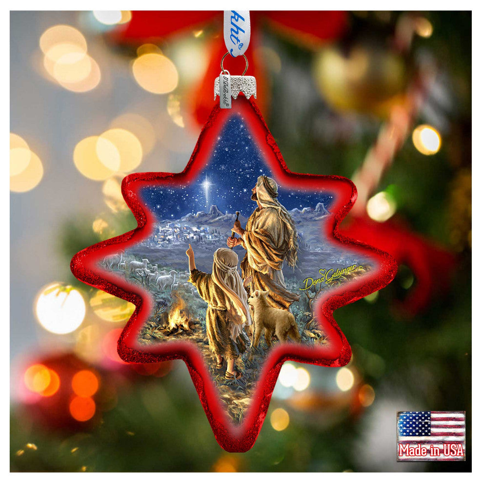 Guiding Light Glass Ornament