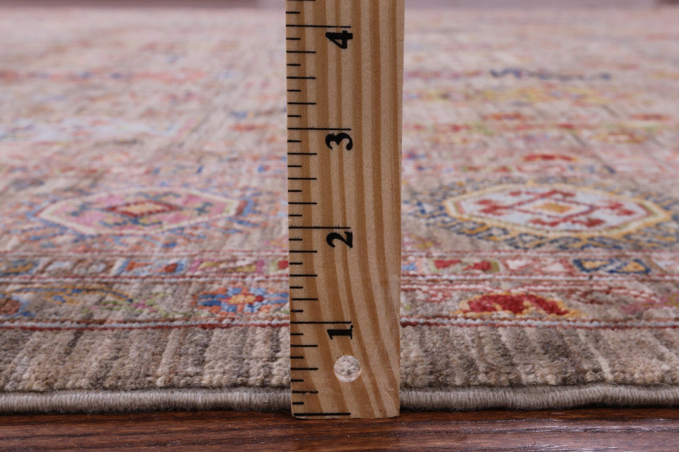 7' 11" X 9' 11" Fine Turkmen Ersari Handmade Wool Rug Q10559