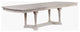 Acme Wynsor Dining Table Trestle Antique Champagne