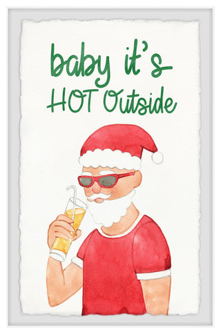 "Drink a Cold Lemonade" Framed Painting Print, 16x24