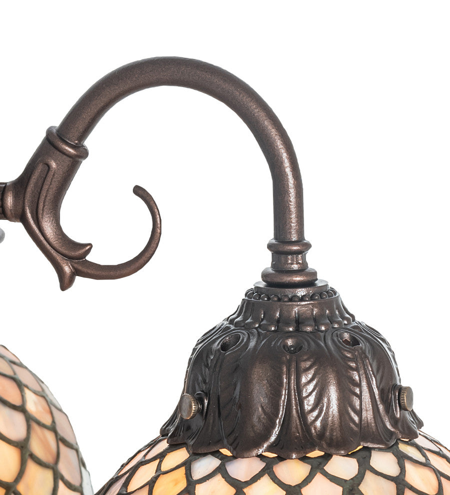 23 High Tiffany Fishscale 3 Light Table Lamp