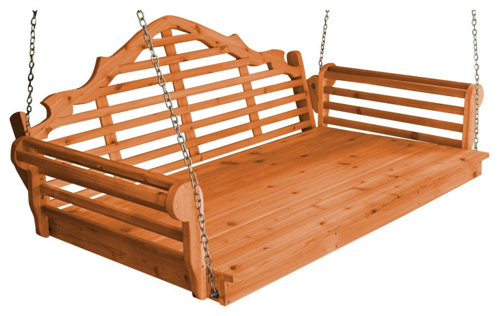 Pine Marlboro Swingbed, Cedar Stain, 4 Foot