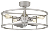 New Harbor 5-Light Fandelier, Brushed Nickel