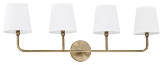 Capital Lighting 119341-674 Dawson 4 Light 35"W Bathroom Vanity - Aged Brass