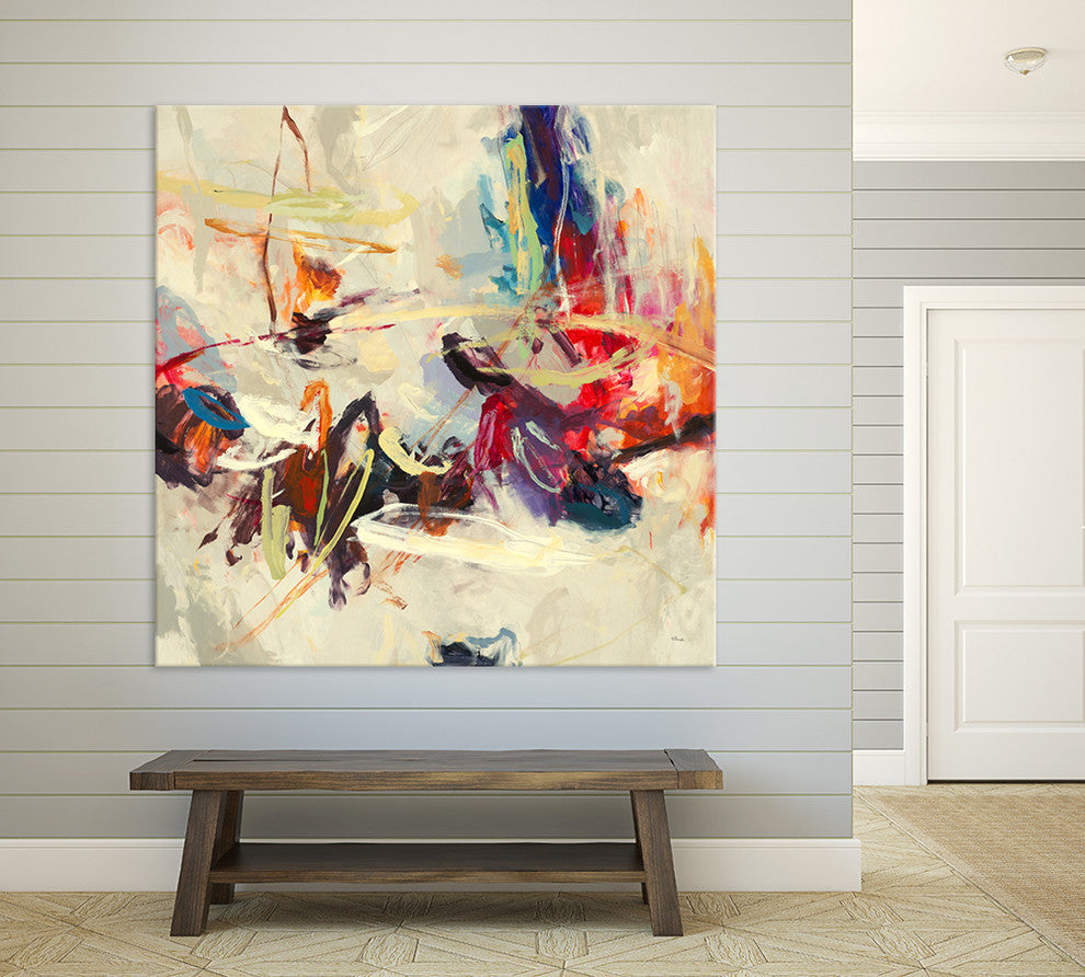 Positive Energy III Fine Art Giant Canvas Print, 54"x54"
