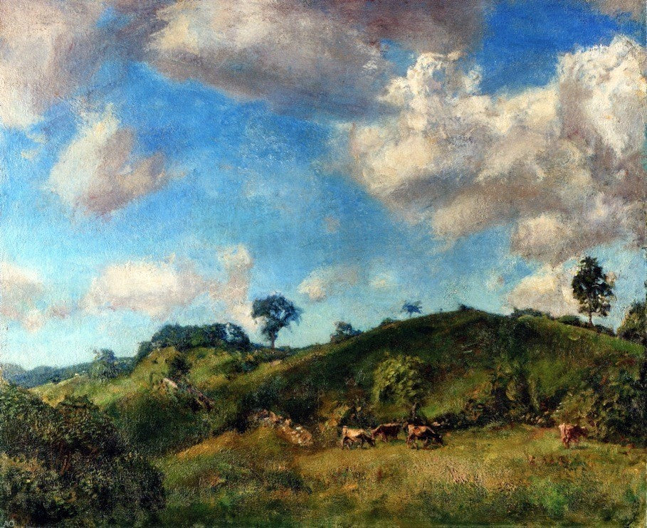 Charles Harold Davis a Clearing Premium Canvas Print