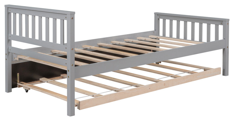 Gewnee Platform Bed Frame with Headboard and Footboard