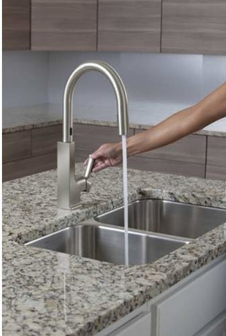 Chrome 1-Handle Pulldown Kitchen Faucet