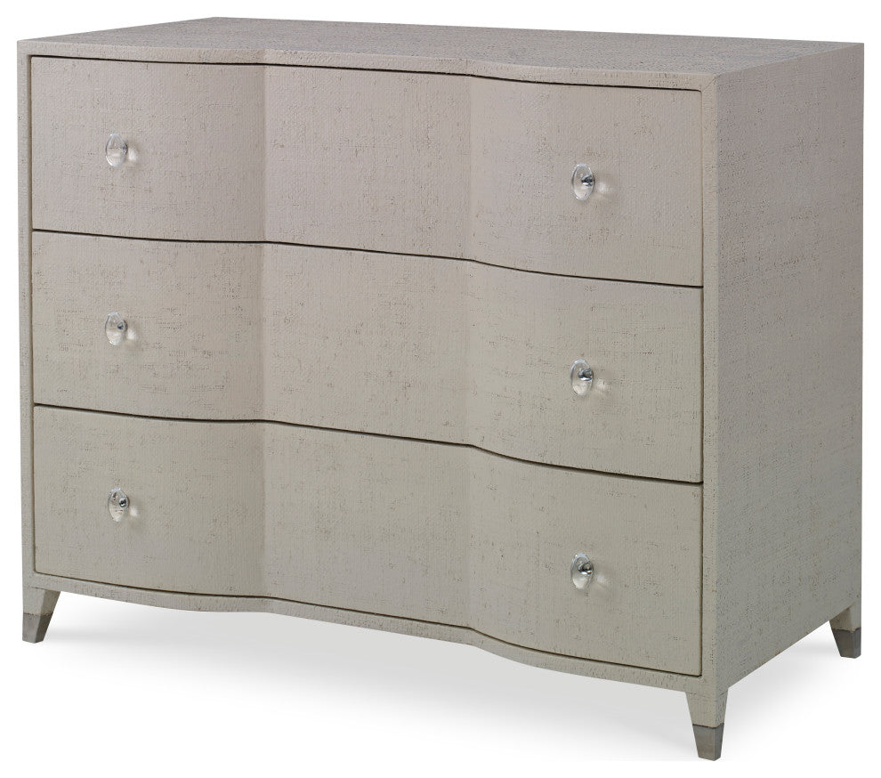 Ambella Home Collection Raffia Nightstand Linen 27168-230-007