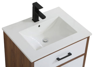 Beatrice 24" Bathroom Vanity, Matte White