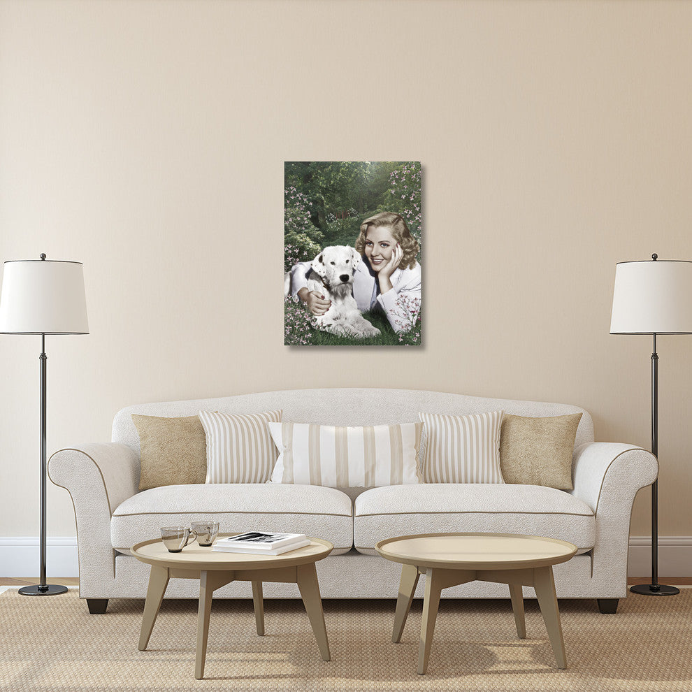 "Jean Arthur" Stretched Canvas Giclee by Hollywood Photo Archive, 30x40"