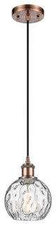 Innovations 516-1P-AC-G1215-6-LED 1-Light Mini Pendant, Antique Copper