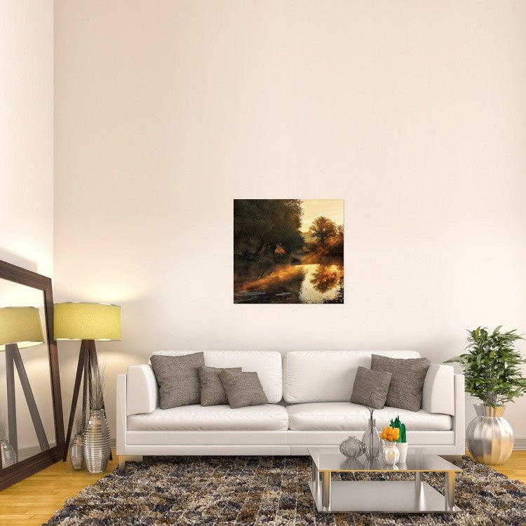 "When Nature Paints With Light" Stretched Canvas Giclee by Jimbi, 36x34"