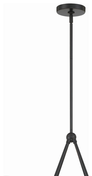 Xavier 4-Light Matte Black Chandelier