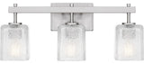 Brenthouse Three Light Bath in Brushed Nickel