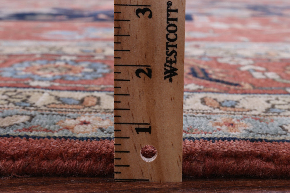 11' 9" X 14' 9" Persian Fine Serapi Hand Knotted Wool Rug - Q14709