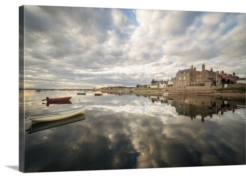 "reflection on the sea" Wrapped Canvas Art Print, 48"x32"x1.5"