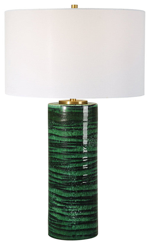 Uttermost Galeno Emerald Green Table Lamp