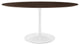 Lippa 60" Oval Dining Table White Cherry Walnut -5194
