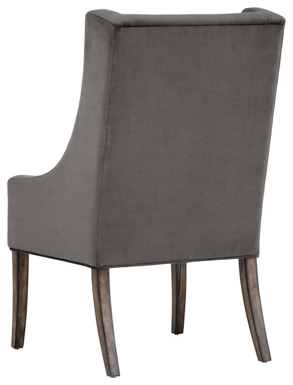 Aiden Dining Chair, Acacia, Pimlico Pebble Fabric