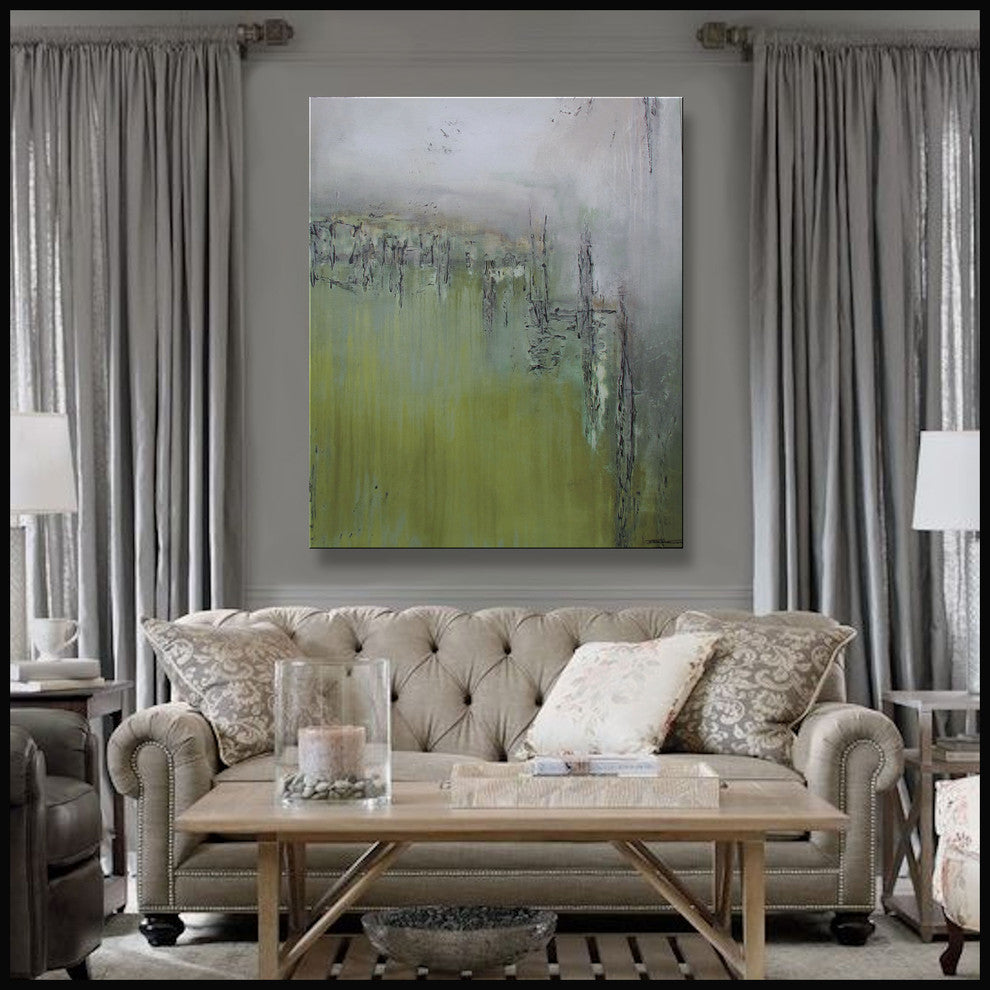 Abstract Modern Canvas Painting Contemporary Fine Art Giclee, Eloisexxx